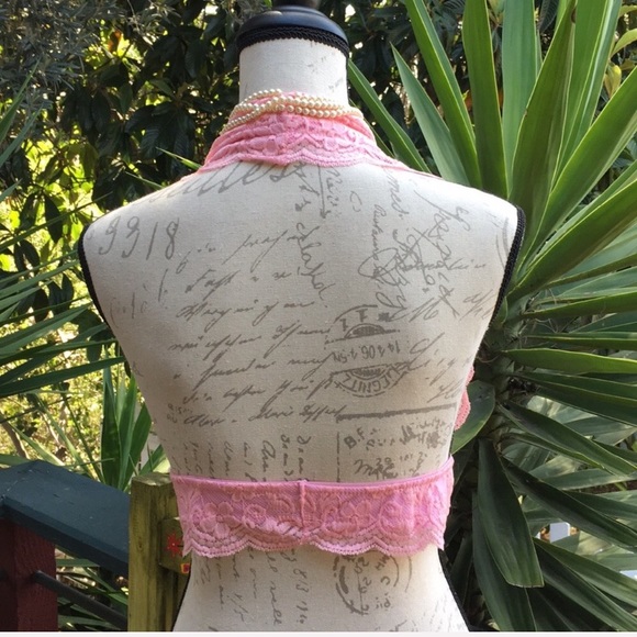 New! Pink Lace Bralette - Picture 5 of 5